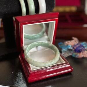 💚Jade Bangle - Natural Xiuyan Jade
